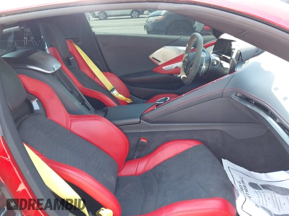2023 Chevrolet Corvette 2LT z VIN 1G1YB2D43P5107409, wystawiony jako IAAI lot #42106263 z przebiegiem Nie podano mil oraz . Historia ofert i sprzedaży dostępna na DreamBid. Obrazek 5.