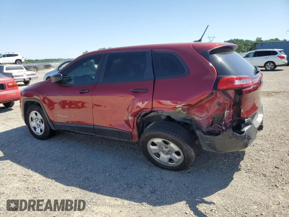 2017 Jeep Cherokee Sport with VIN 1C4PJLAB9HW503404, listed as a Copart auction lot 53154415 with 100,329 mi miles and Salvage title. Bid and sale history available at DreamBid. Image 2.