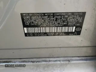 2010 Lexus ES 330 z VIN JTHBK1EG6A2383641, wystawiony jako Copart lot #56215275 z przebiegiem 183 889 mil mil oraz Szkoda całkowita • Salvage title. Historia ofert i sprzedaży dostępna na DreamBid. Obrazek 12.