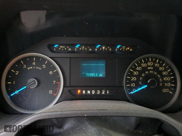 2017 Ford F-150 XL with VIN 1FTEW1E85HFB14965, listed as a Copart auction lot 69832493 with 71,955 mi miles and Salvage title. Bid and sale history available at DreamBid. Image 9.