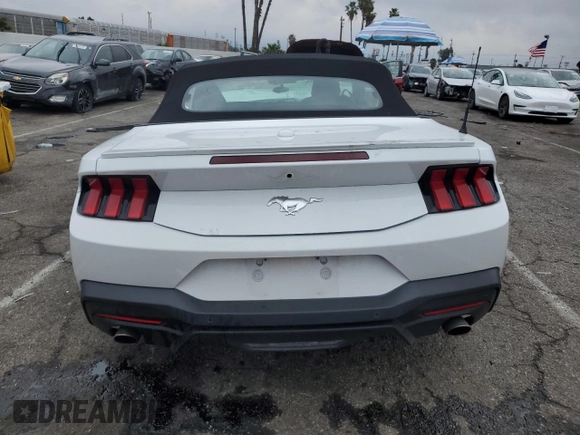 2024 Ford Mustang EcoBoost with VIN 1FAGP8UH5R5134002, listed as a Copart auction lot 43641575 with 0 mi miles and Non Repairable. Bid and sale history available at carsss.com. Image 6.
