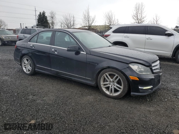 2012 Mercedes-Benz C-Class C 300 Sport with VIN WDDGF8BB3CR227277, listed as a Copart auction lot 50741725 with 174,055 mi miles and Salvage Title. Bid and sale history available at carsss.com. Image 4.