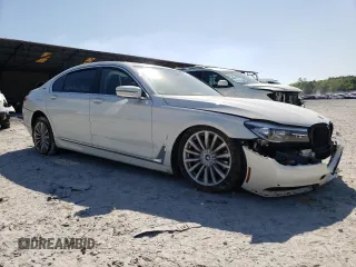 2018 BMW 7 Series 740e xDrive iPerformance with VIN WBA7J2C52JG938442, listed as a Copart auction lot 48070803 with 0 mi miles. Bid and sale history available at carsss.com. Image 4.