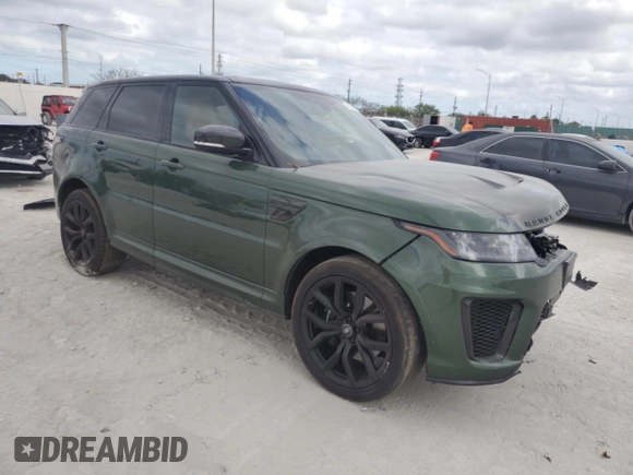 2020 Land Rover Range Rover Sport SVR z VIN SALWZ2RE5LA743951, wystawiony jako Copart lot #54134265 z przebiegiem 124 183 mil mil oraz Nie do naprawy • Non repairable. Historia ofert i sprzedaży dostępna na DreamBid. Obrazek 4.
