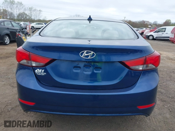 2016 Hyundai Elantra SE with VIN 5NPDH4AE5GH776391, listed as a IAAI auction lot 42082839 with 123,820 mi miles and . Bid and sale history available at DreamBid. Image 16.
