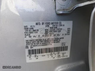 2011 Ford Edge SEL with VIN 2FMDK3JC0BBB61774, listed as a Copart auction lot 51147385 with 96,333 mi miles and Salvage Title. Bid and sale history available at carsss.com. Image 13.