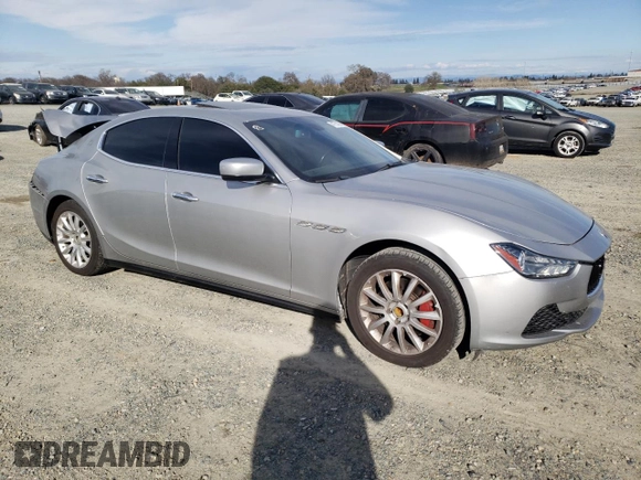 2014 Maserati Ghibli z VIN ZAM57XSA3E1105712, wystawiony jako Copart lot #47751435 z przebiegiem 88 432 mil mil oraz Szkoda całkowita • Salvage title. Historia ofert i sprzedaży dostępna na DreamBid. Obrazek 4.