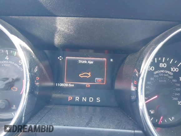 2017 Ford Mustang EcoBoost with VIN 1FA6P8TH5H5316763, listed as a IAAI auction lot 41651751 with 110,609 mi miles. Bid and sale history available at carsss.com. Image 16.