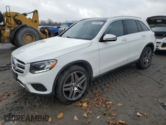 2016 Mercedes-Benz GLC with VIN WDC0G4KB1GF013407, listed as a Copart auction lot 81338304 with 119,616 mi miles and Salvage Title. Bid and sale history available at carsss.com. Image 1.