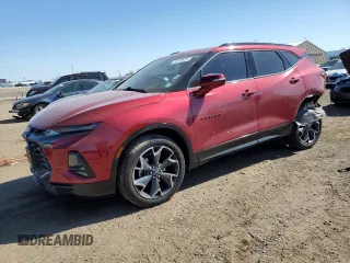 2019 Chevrolet Blazer RS z VIN 3GNKBJRS0KS690462, wystawiony jako Copart lot #55129925 z przebiegiem 68 743 mil mil oraz Szkoda całkowita • Salvage title. Historia ofert i sprzedaży dostępna na DreamBid. Obrazek 1.