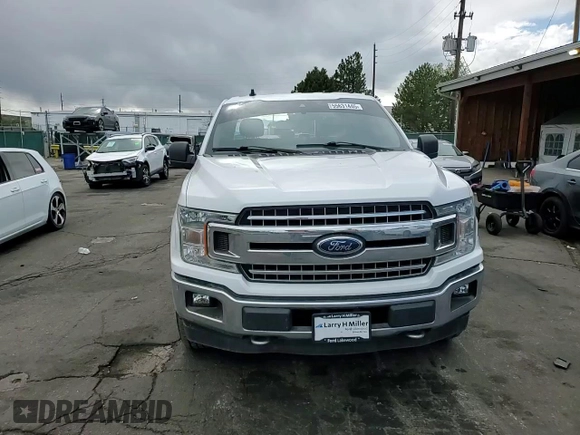 2019 Ford F-150 XL with VIN 1FTFW1E53KFC70522, listed as a Copart auction lot 55631445 with 117,292 mi miles and Salvage title. Bid and sale history available at DreamBid. Image 13.