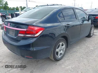 2015 Honda Civic LX with VIN 19XFB2F51FE120523, listed as a IAAI auction lot 42087314 with 129,727 mi miles and . Bid and sale history available at carsss.com. Image 4.