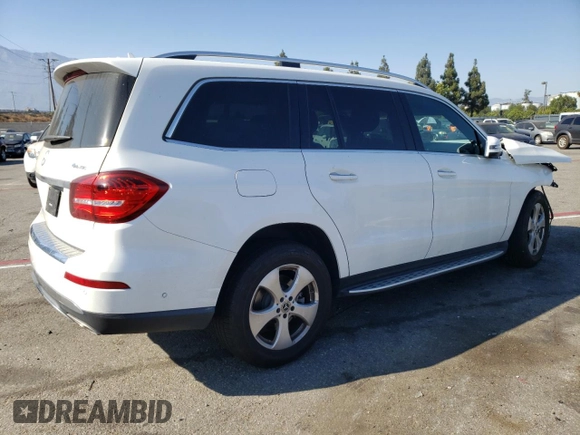 2019 Mercedes-Benz GLS with VIN 4JGDF6EE0KB235251, listed as a Copart auction lot 61895443 with 46,047 mi miles. Bid and sale history available at carsss.com. Image 3.