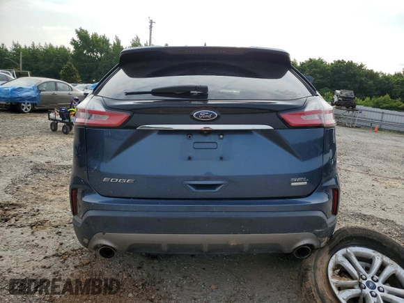 2019 Ford Edge SEL with VIN 2FMPK3J96KBC24295, listed as a Copart auction lot 59392235 with 112,075 mi miles and Salvage title. Bid and sale history available at DreamBid. Image 6.