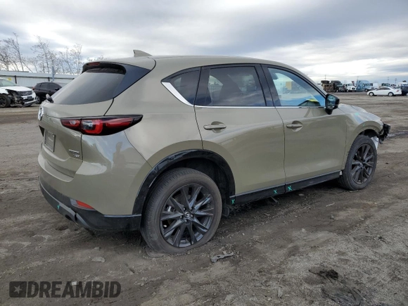 2024 Mazda CX-5 2.5 Carbon Turbo with VIN JM3KFBAY5R0403872, listed as a Copart auction lot 89161145 with 9,601 mi miles and Salvage Title. Bid and sale history available at carsss.com. Image 3.
