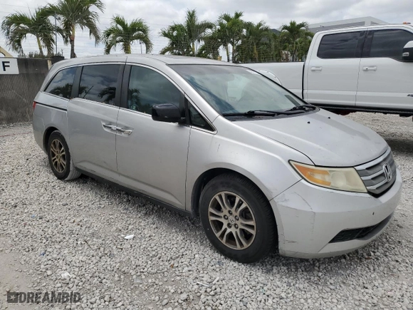 2012 Honda Odyssey EX-L with VIN 5FNRL5H66CB008615, listed as a Copart auction lot 54242125 with 190,267 mi miles and Clean Title. Bid and sale history available at carsss.com. Image 4.