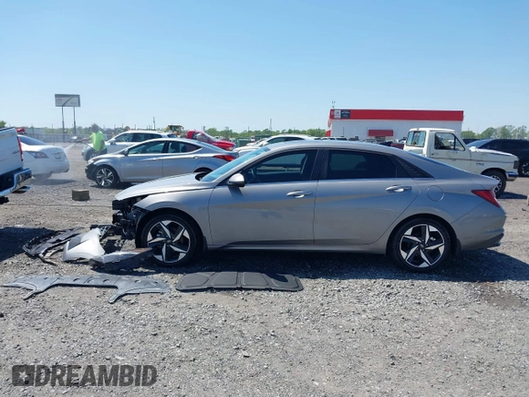 2023 Hyundai Elantra Limited with VIN KMHLP4AG5PU406785, listed as a IAAI auction lot 41979518 with 25,205 mi miles and . Bid and sale history available at DreamBid. Image 14.