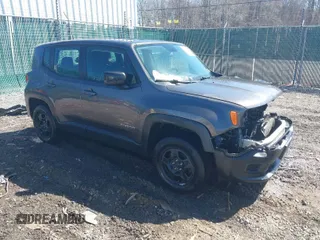 2017 Jeep Renegade Sport with VIN ZACCJBAB4HPF33738, listed as a IAAI auction lot 41754812 with 137,721 mi miles and . Bid and sale history available at carsss.com. Image 1.