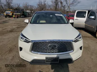 2021 Infiniti QX50 Luxe with VIN 3PCAJ5BB2MF108558, listed as a Copart auction lot 46426985 with 43,962 mi miles and Salvage Title. Bid and sale history available at DreamBid. Image 5.
