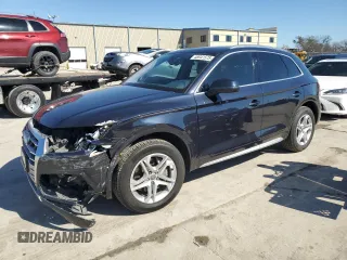 2019 Audi Q5 Premium with VIN WA1ANAFY5K2092782, listed as a Copart auction lot 46941575 with 95,753 mi miles and Salvage Title. Bid and sale history available at carsss.com. Image 1.
