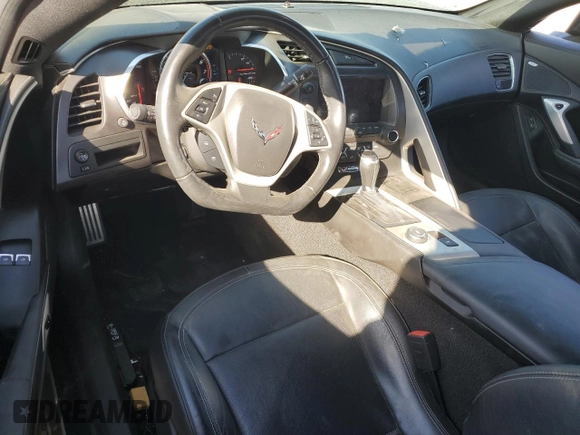 2019 Chevrolet Corvette 1LT with VIN 1G1YB2D79K5105215, listed as a Copart auction lot 71198074 with 23,636 mi miles and Salvage Title. Bid and sale history available at carsss.com. Image 8.