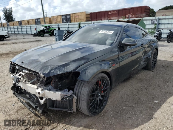 2020 Mercedes-Benz C 63 S AMG z VIN WDDWJ8HB7LF944073, wystawiony jako Copart lot #78708394 z przebiegiem 44 495 mil mil oraz Szkoda całkowita • Salvage title. Historia ofert i sprzedaży dostępna na DreamBid. Obrazek 1.