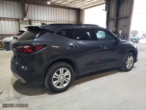 2021 Chevrolet Blazer LT with VIN 3GNKBDRS1MS575051, listed as a Copart auction lot 81574304 with 57,765 mi miles and Salvage Title. Bid and sale history available at carsss.com. Image 3.
