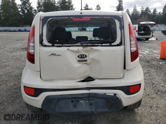 2012 Kia Soul with VIN KNDJT2A55C7435982, listed as a Copart auction lot 49615215 with 119,482 mi miles and Salvage Title. Bid and sale history available at carsss.com. Image 6.
