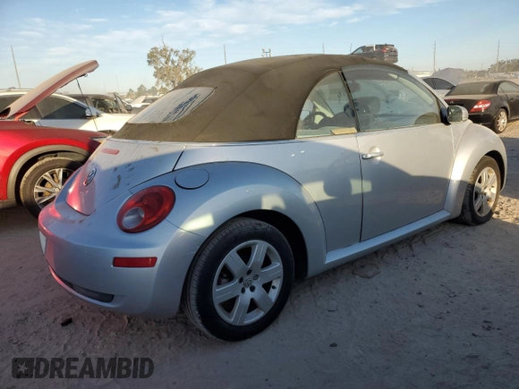 2007 Volkswagen Beetle with VIN 3VWRF31Y57M401298, listed as a Copart auction lot 75932844 with Not provided miles and Non repairable. Bid and sale history available at DreamBid. Image 3.
