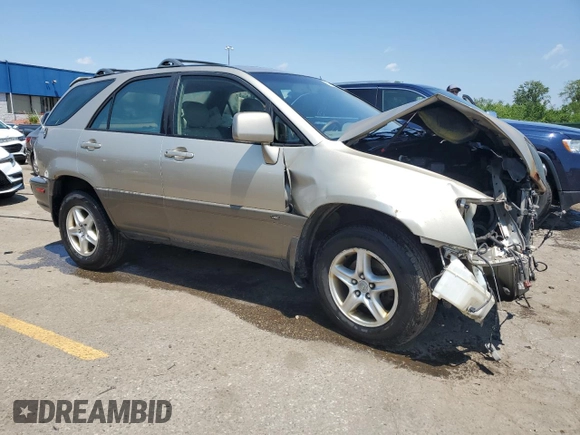 2003 Lexus RX 300 with VIN JTJHF10U030316395, listed as a Copart auction lot 63032834 with 0 mi miles and Clean Title. Bid and sale history available at carsss.com. Image 4.