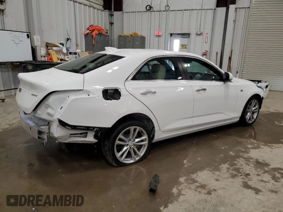 2025 Cadillac CT4 Luxury z VIN 1G6DK5RK9S0106028, wystawiony jako Copart lot #73555384 z przebiegiem 128 mil mil oraz Szkoda całkowita • Salvage title. Historia ofert i sprzedaży dostępna na DreamBid. Obrazek 3.