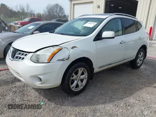 2011 Nissan Rogue SV with VIN JN8AS5MT8BW155447, listed as a IAAI auction lot 41810795 with 173,874 mi miles. Bid and sale history available at carsss.com. Image 2.