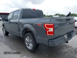 2018 Ford F-150 XL with VIN 1FTEW1EP4JFE22867, listed as a IAAI auction lot 42105313 with 185,175 mi miles and . Bid and sale history available at DreamBid. Image 3.