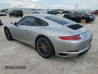 2017 Porsche 911 Carrera with VIN WP0AA2A98HS106772, listed as a Copart auction lot 66807043 with 36,306 mi miles. Bid and sale history available at carsss.com. Image 2.