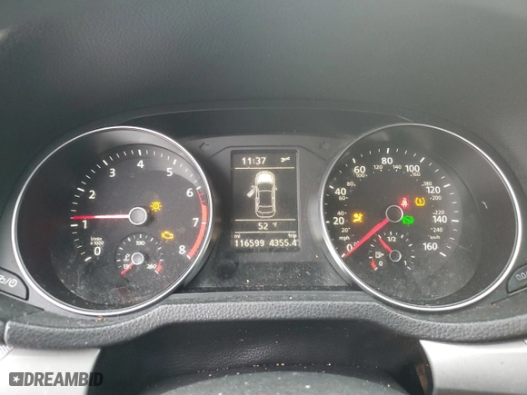 2016 Volkswagen Passat 1.8T S with VIN 1VWAS7A33GC018479, listed as a Copart auction lot 50259125 with 116,599 mi miles and Salvage Title. Bid and sale history available at carsss.com. Image 9.