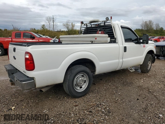 2013 Ford F-250 XL with VIN 1FTBF2A65DEA63805, listed as a Copart auction lot 63109464 with 199,691 mi miles and Salvage Title. Bid and sale history available at DreamBid. Image 3.