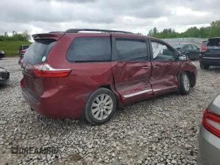 2016 Toyota Sienna Limited z VIN 5TDDK3DC4GS143638, wystawiony jako Copart lot #58848495 z przebiegiem 174 487 mil mil oraz Czysty tytuł • Clean title. Historia ofert i sprzedaży dostępna na DreamBid. Obrazek 3.