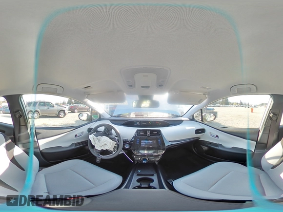 2019 Toyota Prius LE with VIN JTDL9RFU5K3004824, listed as a Copart auction lot 52640445 with 101,542 mi miles and Salvage Title. Bid and sale history available at DreamBid. Image 13.