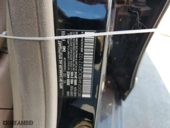 2012 Mercedes-Benz C-Class C 250 Sport with VIN WDDGF4HB3CR212102, listed as a Copart auction lot 50461655 with 132,067 mi miles and Clean Title. Bid and sale history available at carsss.com. Image 12.