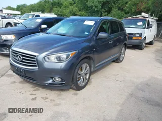2014 Infiniti QX60 with VIN 5N1AL0MNXEC552754, listed as a IAAI auction lot 42692886 with 114,746 mi miles and . Bid and sale history available at DreamBid. Image 2.