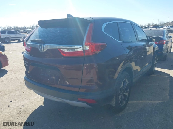 2017 Honda CR-V LX with VIN 7FARW5H38HE015090, listed as a IAAI auction lot 41473703 with 1 mi miles. Bid and sale history available at carsss.com. Image 4.