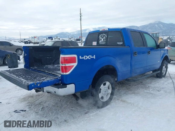 2011 Ford F-150 XLT with VIN 1FTFW1ET6BFC66155, listed as a IAAI auction lot 41515732 with 161,393 mi miles. Bid and sale history available at carsss.com. Image 4.
