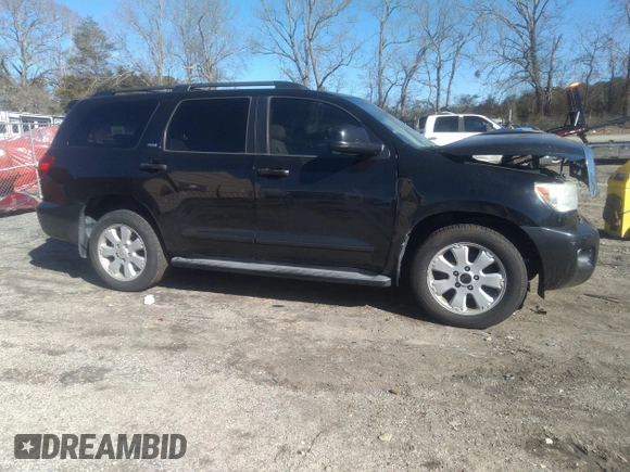 2010 Toyota Sequoia SR5 with VIN 5TDZM5G15AS001408, listed as a IAAI auction lot 41351847 with 268,240 mi miles. Bid and sale history available at carsss.com. Image 13.