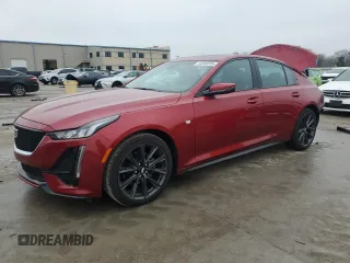 2024 Cadillac CT5 Sport z VIN 1G6DP5RKXR0116305, wystawiony jako Copart lot #44306555 z przebiegiem 953 mil mil oraz Szkody całkowita. Historia ofert i sprzedaży dostępna na DreamBid. Obrazek 1.