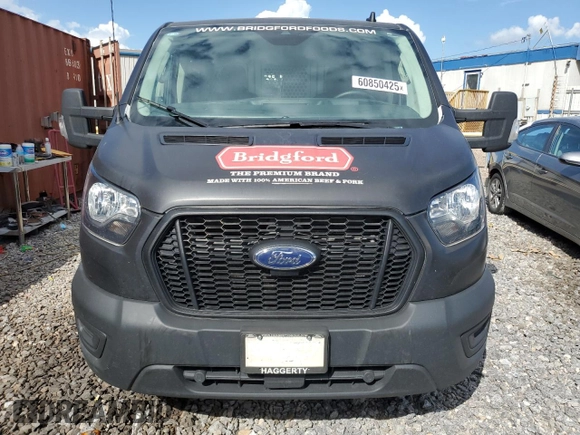 2023 Ford Transit with VIN 1FTBW1YG7PKB75200, listed as a Copart auction lot 60850425 with 59,145 mi miles and Salvage title. Bid and sale history available at DreamBid. Image 5.
