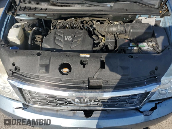 2012 Kia Sedona LX with VIN KNDMG4C70C6499008, listed as a Copart auction lot 76090754 with 175,131 mi miles and Salvage Title. Bid and sale history available at carsss.com. Image 12.