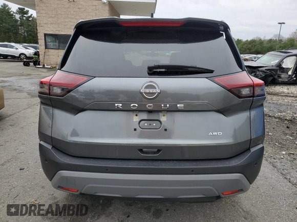 2022 Nissan Rogue S z VIN 5N1BT3AB4NC716855, wystawiony jako Copart lot #81800804 z przebiegiem 23 716 mil mil oraz Szkoda całkowita • Salvage title. Historia ofert i sprzedaży dostępna na DreamBid. Obrazek 6.