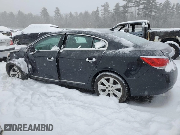 2012 Buick LaCrosse Leather with VIN 1G4GC5E37CF195209, listed as a Copart auction lot 42254565 with 44,074 mi miles and Salvage title. Bid and sale history available at DreamBid. Image 2.