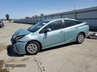 2018 Toyota Prius Two with VIN JTDKBRFU2J3082167, listed as a Copart auction lot 53211545 with 82,914 mi miles and Salvage Title. Bid and sale history available at DreamBid. Image 1.