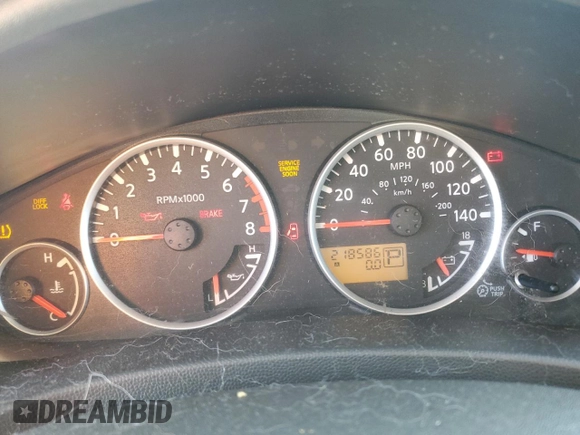 2006 Nissan Frontier SE z VIN 1N6AD07U96C454480, wystawiony jako Copart lot #57913575 z przebiegiem 218 586 mil mil oraz Czysty tytuł • Clean title. Historia ofert i sprzedaży dostępna na DreamBid. Obrazek 9.